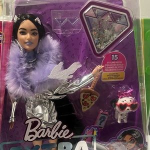 Barbie Extra Doll With 15 styling pieces and Pet